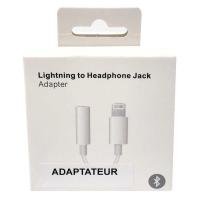 Adaptateur-Lightning-->Ecouteurs-blanc