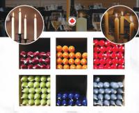 Chandelles Cylindriques-8'' / Column Candles-8''