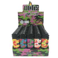 Présentoir de 50 Briquets - Jetable Qlite - camouflage