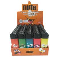 Présentoir de 50 Briquets - Jetable Qlite - crazy face