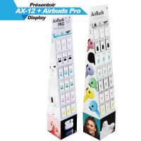 Airbuds -Présentoir 81 unités -2 côtés / 2 sided - Display of 81 units