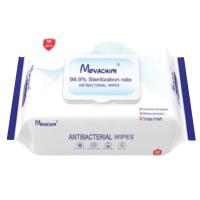 Lingette Antibactérie 99.9% - paquet de 50 - alcool 70% - caisse de 24